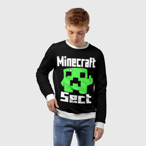 Детский свитшот 3D Minecraft, цвет 3D печать - фото 3