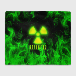 Плед 3D Stalker 2 toxic fire Сталкер 2 токсичный огонь