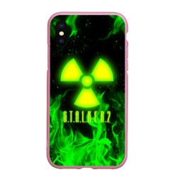 Чехол для iPhone XS Max матовый Stalker 2 toxic fire Сталкер 2 токсичный огонь