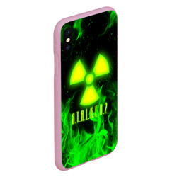 Чехол для iPhone XS Max матовый Stalker 2 toxic fire Сталкер 2 токсичный огонь - фото 2