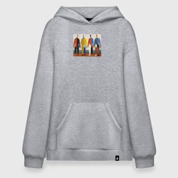 Худи SuperOversize хлопок Казимир Малевич - Крестьяне