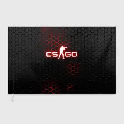 Флаг 3D CS GO стальная броня КС Го неоновая броня