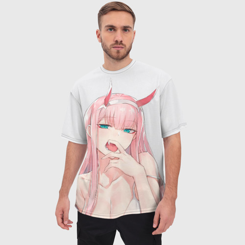 Мужская футболка oversize 3D Senpai 02, цвет 3D печать - фото 3