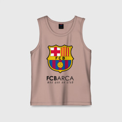 Детская майка хлопок FC Barcelona Barca