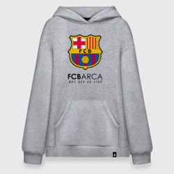 Худи SuperOversize хлопок FC Barcelona Barca