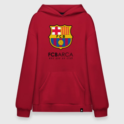 Худи SuperOversize хлопок FC Barcelona Barca