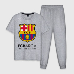 Мужская пижама хлопок FC Barcelona Barca