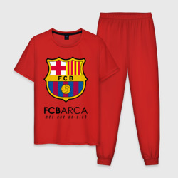 Мужская пижама хлопок FC Barcelona Barca