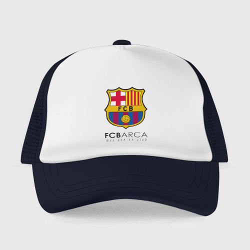 Детская кепка тракер FC Barcelona Barca, цвет темно-синий - фото 2