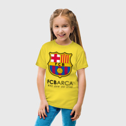 Детская футболка хлопок FC Barcelona Barca - фото 2