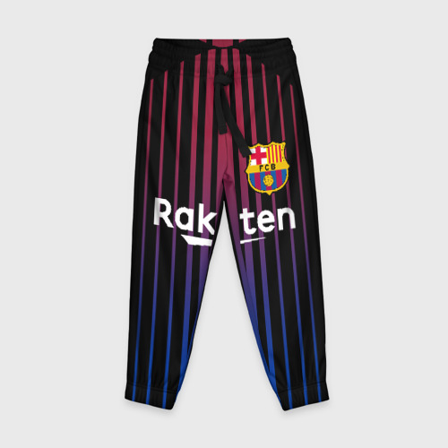 Детские брюки 3D FC Barcelona Barca, цвет 3D печать