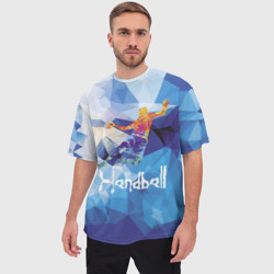 Мужская футболка oversize 3D Handball - фото 2