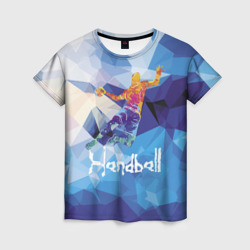 Женская футболка 3D Handball