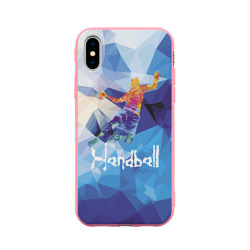 Чехол для iPhone X матовый Handball