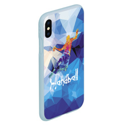 Чехол для iPhone XS Max матовый Handball - фото 2