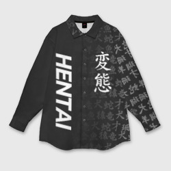 Мужская рубашка oversize 3D Японская анимация
