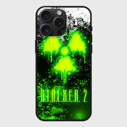 Чехол силиконовый для Apple iPhone 15 Pro Мax матовый S.T.A.L.K.E.R. 2 Сталкер 2