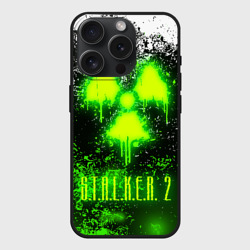 Чехол силиконовый для Apple iPhone 15 Pro матовый S.T.A.L.K.E.R. 2 Сталкер 2