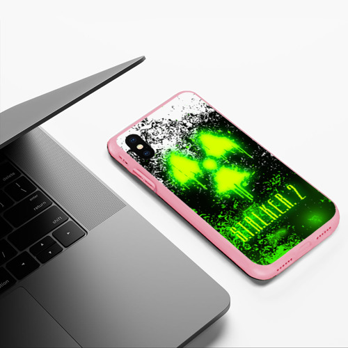 Чехол для iPhone XS Max матовый S.T.A.L.K.E.R. 2 Сталкер 2, цвет баблгам - фото 5