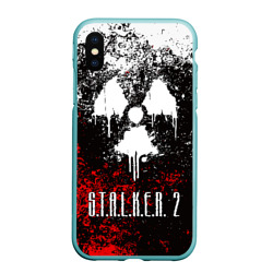 Чехол для iPhone XS Max матовый S.T.A.L.K.E.R. 2 Сталкер 2 радиация