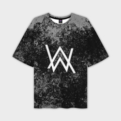 Мужская футболка oversize 3D Alan Walker