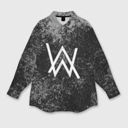 Мужская рубашка oversize 3D Alan Walker