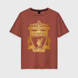 Женская футболка хлопок Oversize Liverpool