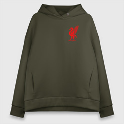 Женское худи Oversize хлопок Liverpool на спине