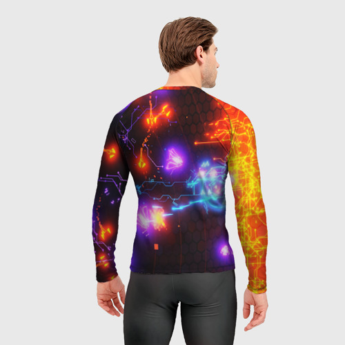 Мужской рашгард 3D Galaxy, цвет 3D печать - фото 4