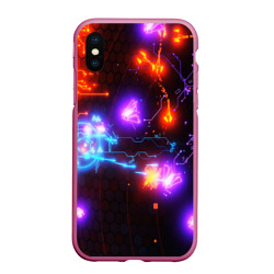 Чехол для iPhone XS Max матовый Galaxy