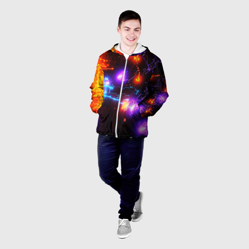 Мужская куртка 3D Galaxy, цвет 3D печать - фото 3