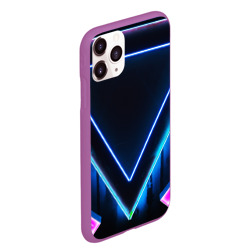 Чехол для iPhone 11 Pro Max матовый Disquared neon - фото 2