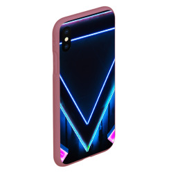 Чехол для iPhone XS Max матовый Disquared neon - фото 2