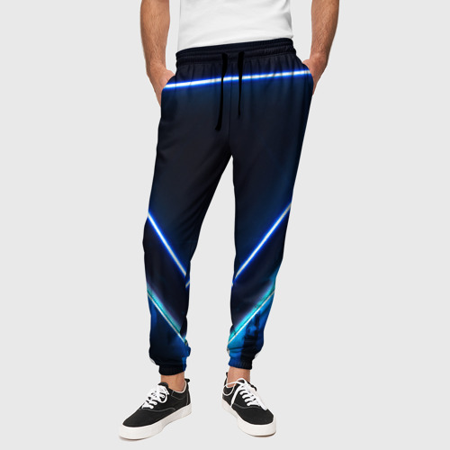 Мужские брюки 3D Disquared neon, цвет 3D печать - фото 4