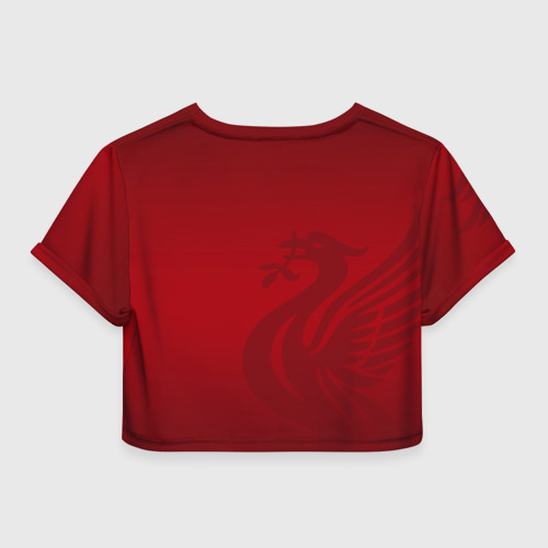 Женская футболка Crop-top 3D Liverpool, цвет 3D печать - фото 2