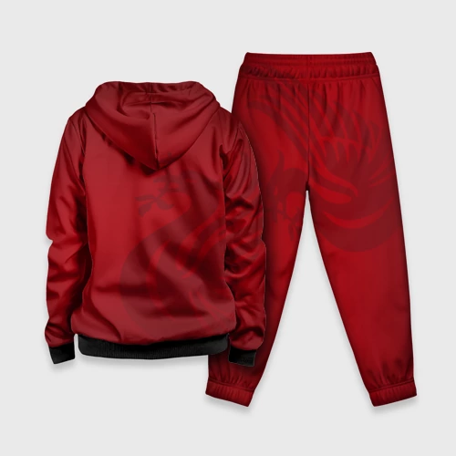 Детский костюм 3D с принтом Liverpool, вид сзади #1