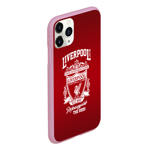 Чехол для iPhone 11 Pro Max матовый Liverpool, цвет розовый - фото 3