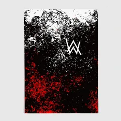 Постер Alan Walker на спине