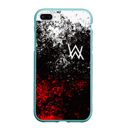 Чехол для iPhone 7Plus/8 Plus матовый Alan Walker на спине