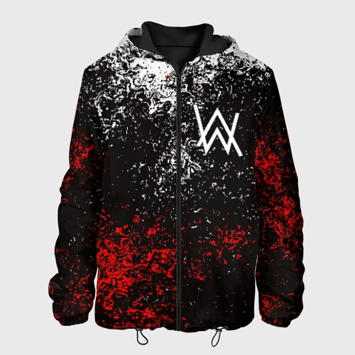 Мужская куртка 3D Alan Walker на спине
