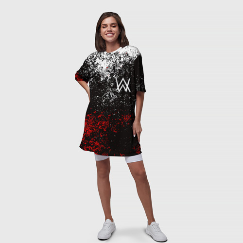 Платье-футболка 3D Alan Walker на спине, цвет 3D печать - фото 5