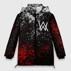 Женская зимняя куртка Oversize Alan Walker на спине