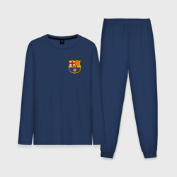 Мужская пижама с лонгсливом хлопок FC Barcelona