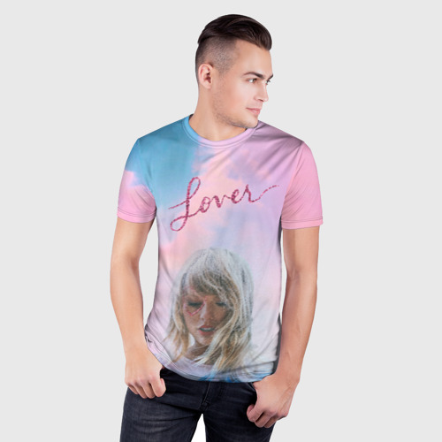 Мужская футболка 3D Slim Taylor Swift - Lover, цвет 3D печать - фото 3