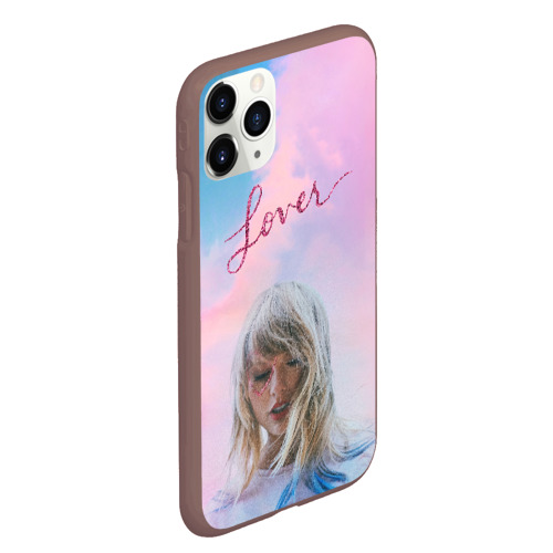 Чехол для iPhone 11 Pro Max матовый Taylor Swift - Lover, цвет коричневый - фото 3