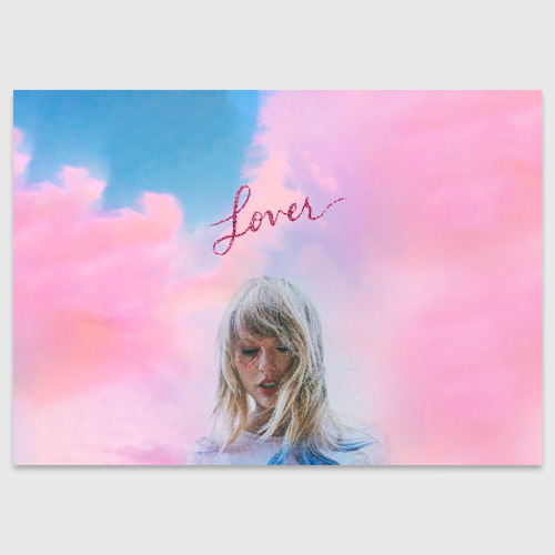 Поздравительная открытка с принтом Taylor Swift - Lover, вид спереди №1