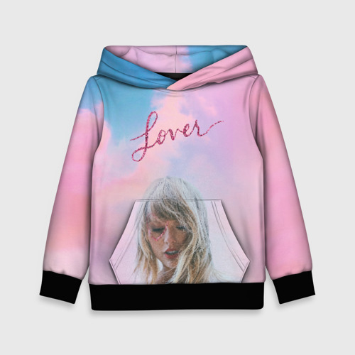 Детская толстовка 3D Taylor Swift - Lover, цвет черный