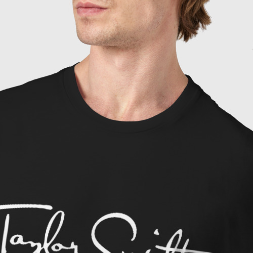 Мужская футболка хлопок TAYLOR SWIFT, цвет черный - фото 6