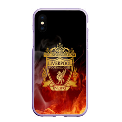 Чехол для iPhone XS Max матовый Liverpool