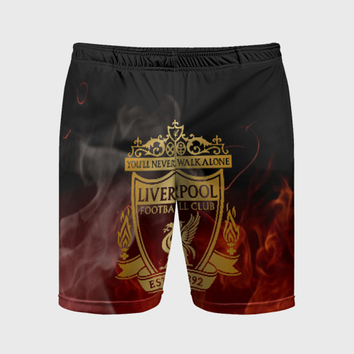 Мужские шорты спортивные Liverpool, цвет 3D печать